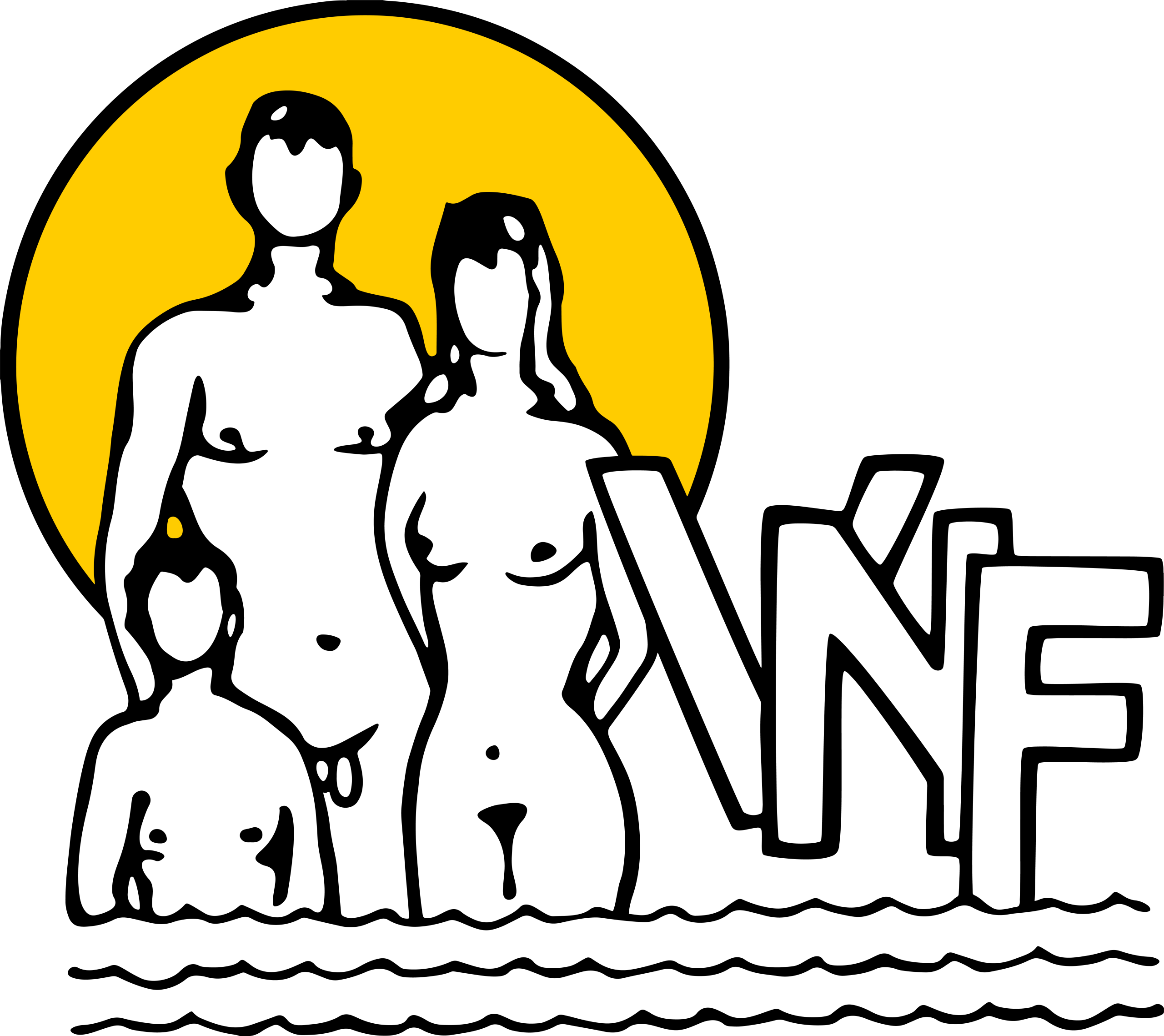 Vestlandets naturistforening logo